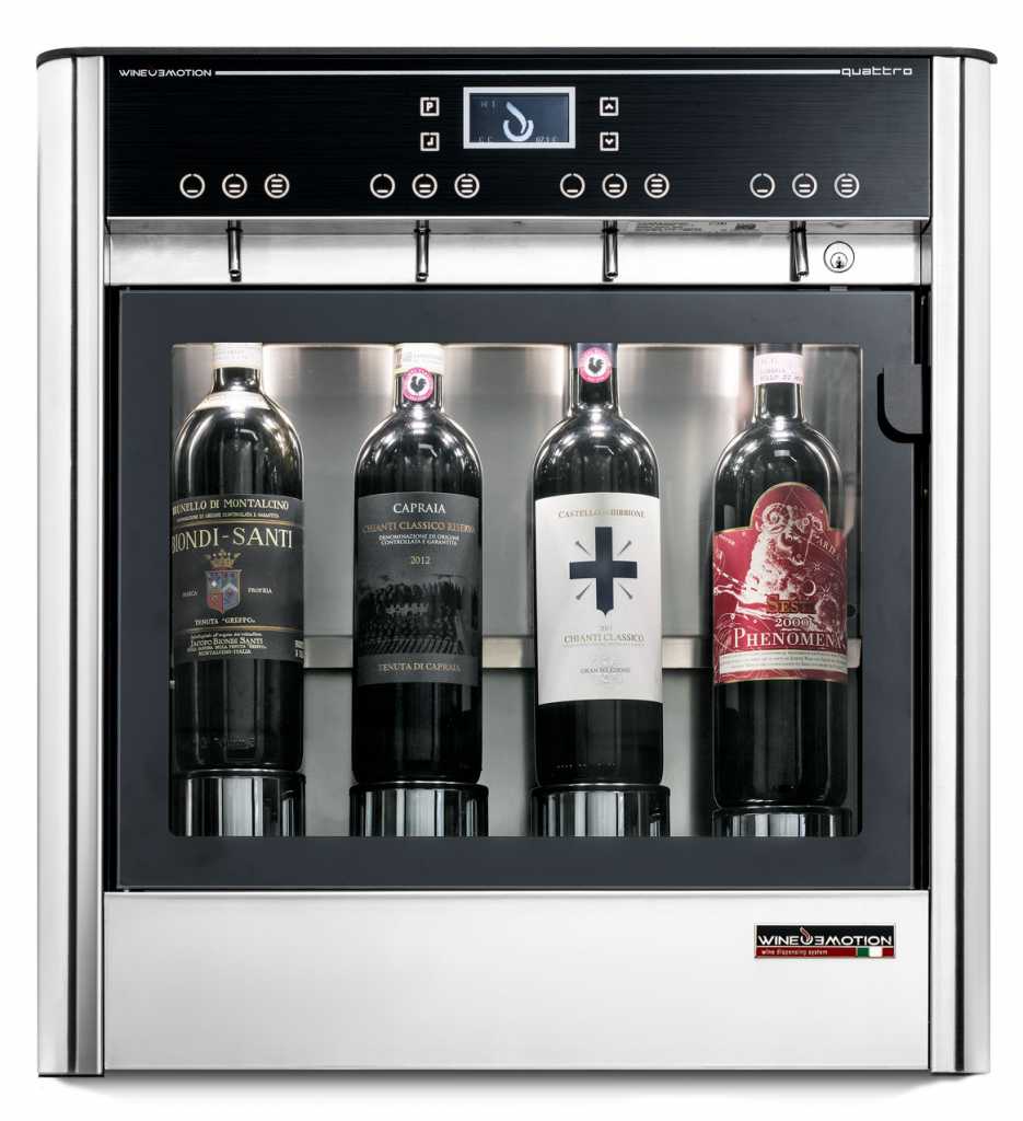 Dispenser Vino Quattro Bottiglie