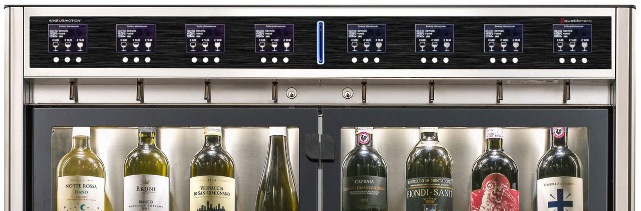 Wineemotion, made in italy wine dispensers and coolers.