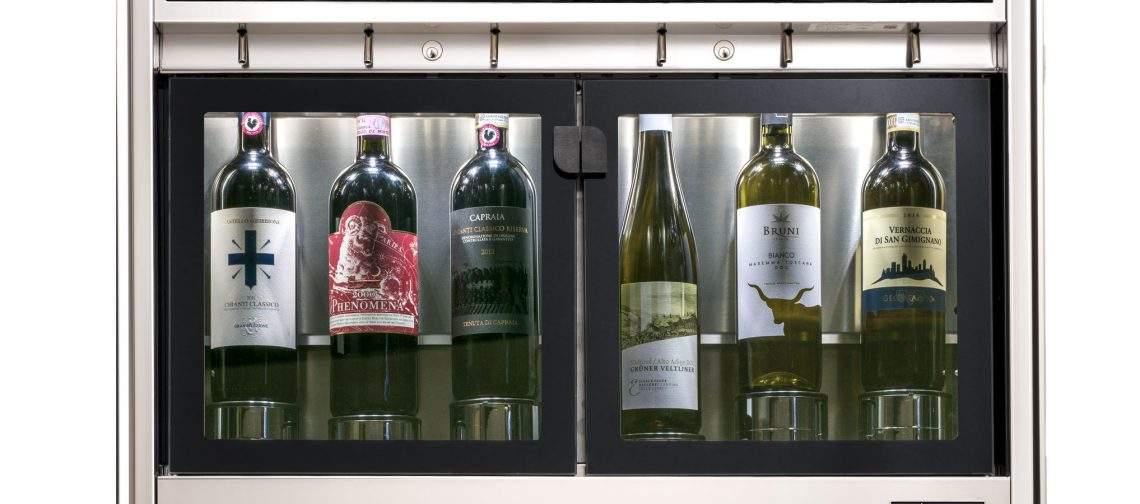 wine dispenser and cooler by wineemotion 6 bottles