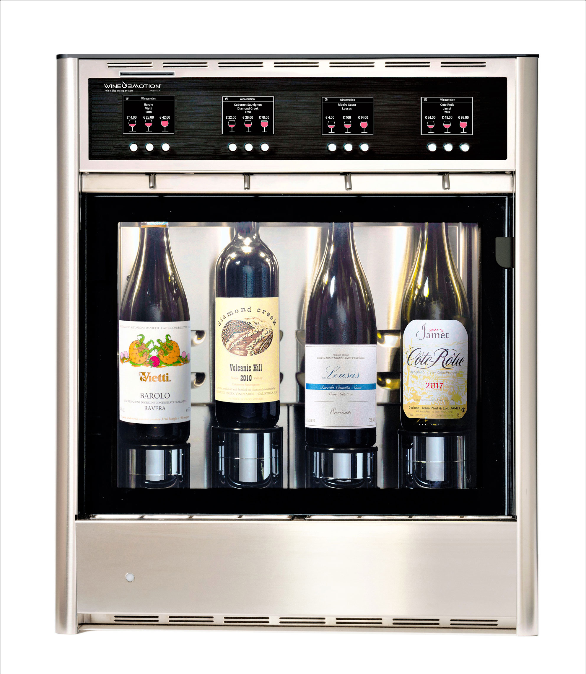 Four Bottles Wine Dispenser – QUATTRO SELF – Wineemotion